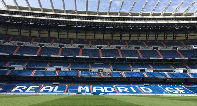 Voetbalstadion Real Madrid